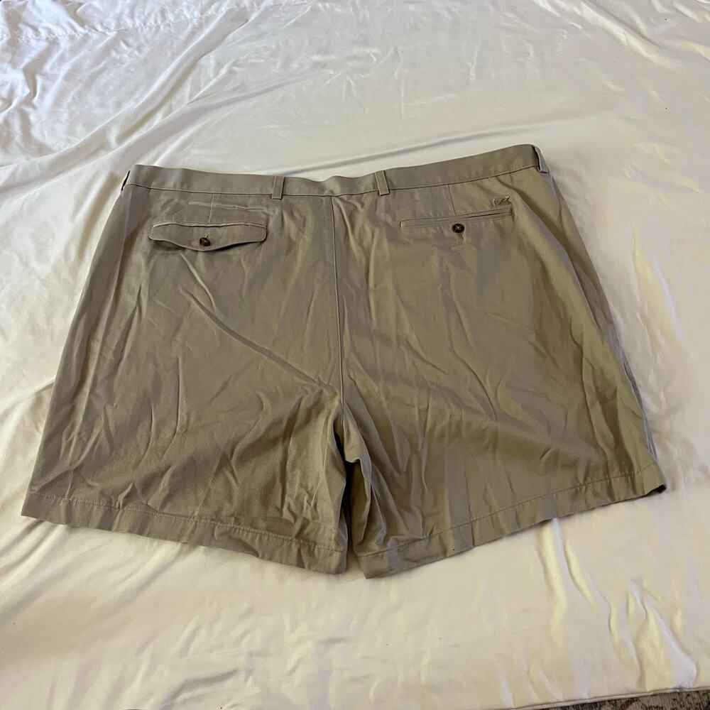 NWT Cutter & Buck Khaki Trouser Shorts Men's Sz 52 7 Inch Inseam - Picture 5 of 8